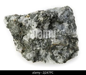 Gabbro-Diorit, aufdringliche Eruptivgestein, (plutonischen), Lanark, Ontario, Kanada Stockfoto