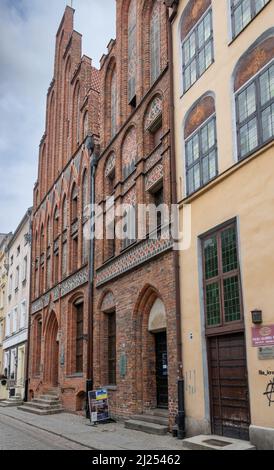 Haus des Nicolas Copernicus Museums, Torun, Polen Stockfoto