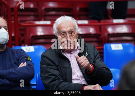 Mediolanum Forum, Mailand, Italien, 29. März 2022, Sandro Gamba während der AX Armani Exchange Milano gegen Bayern Monaco - Basketball Euroleague Championship Stockfoto