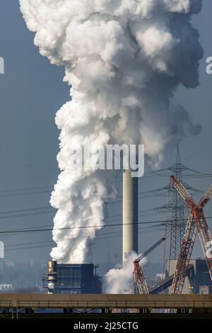 Kokerei des Stahlwerks Huttenwerke Krupp Mannesmann - HKM Stockfoto