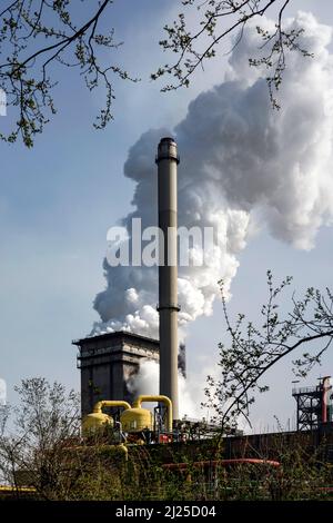 Kokerei des Stahlwerks Huttenwerke Krupp Mannesmann - HKM Stockfoto