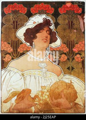 Vintage Art Nouveau von Henri Privat-Livemont - ohne Titel (1901) Stockfoto