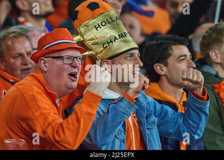 Amsterdam, Niederlande. 29.. März 2022. Im Freundschaftsspiel NIEDERLANDE - DEUTSCHLAND 1-1 Vorbereitung auf die WM 2022 in Katar, Saison 2021/2022, am 29. März 2022 in Amsterdam, Niederlande. © Peter Schatz / Alamy Live News Credit: Peter Schatz/Alamy Live News Stockfoto