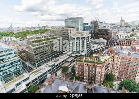 Bürogebäude, Victoria Street, Westminster Stockfoto