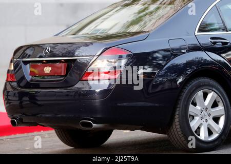 Mercedes seiner Majestät König von Spanien, Stockfoto