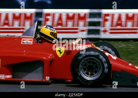 Michele Alboreto (ITA) Ferrari 156/85 Stockfoto