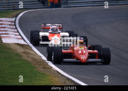 Michele Alboreto (ITA) Ferrari 156/85 Stockfoto