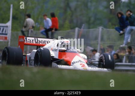 Alain Prost (FRA) McLaren MP4/2B Tag Porsche Stockfoto