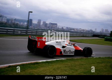 Niki Lauda (AUT) McLaren MP4/2B Tag Porsche Stockfoto