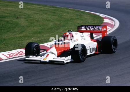 Niki Lauda (AUT) McLaren MP4/2B Tag Porsche Stockfoto