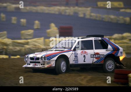 Markku Alen (FIN) Lancia Delta S4 GRB Martini Racing Stockfoto