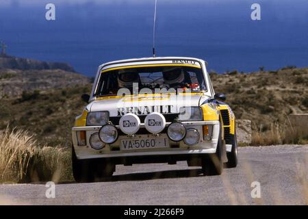 Carlos Sainz (ESP) Antonio Boto (ESP) Renault 5 Turbo GRB Stockfoto