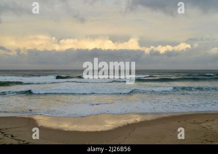 Ein Blick auf Queenscliff Beach in der Nähe von Manly in Sydney, Australien Stockfoto