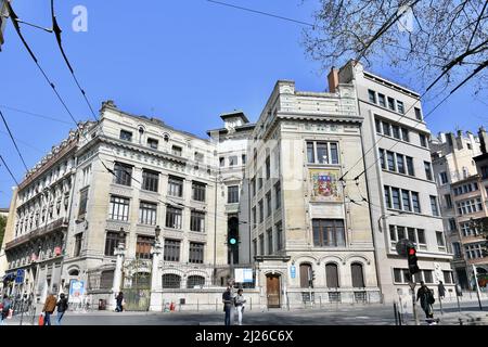 Lycee La Martiniere Diderot im Stadtteil Monplaisir von Lyon, Frankreich Stockfoto