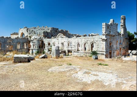 Syrien. Kirche des Heiligen Simeon Stylites Stockfoto