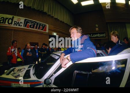 Markku Alen (FIN) Lancia Martini Stockfoto