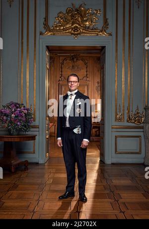 HRH Prinz DanielFoto: Thron Ullberg / Königliches Gericht von Schweden / Handout / Code 10501 ** PFLICHTBYLINE: Thron Ullberg / Königliches Gericht von Schweden ** ** ** nur für redaktionelle Verwendung. Dieses Bild stammt aus einer externen Quelle und wird in seiner ursprünglichen Form als Service an unsere Abonnenten vertrieben ** Stockfoto