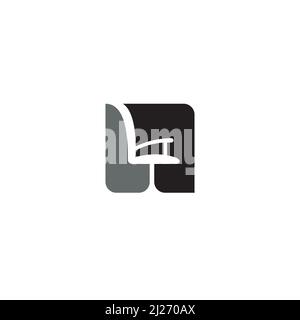 Stuhl-Logo oder Icon-Design Stock Vektor