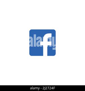 Design mit Facebook-Logo oder -Symbolen Stock Vektor