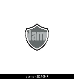 Schild-Logo oder Icon-Design Stock Vektor