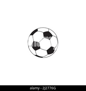 Fußballlogo oder Icon-Design Stock Vektor