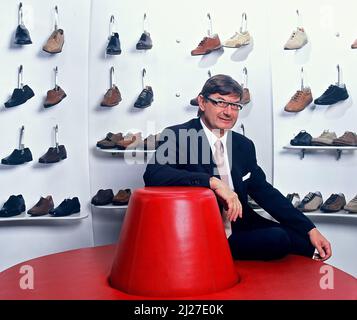 Italien, Montebelluna (Treviso): Mario Moretti Polegato, Gründer der Geox Spa Company. Geox ist ein weltweit führender Anbieter von Schuhen. Foto © Sandro Mi Stockfoto