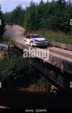 Per Eklund (SWE) Dave Whittock (GBR) Nissan 200SX GRA Nissan Motorsports International Stockfoto