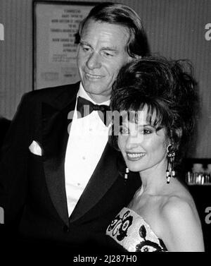 **DATEI FOTO** Helmut Huber ist verstorben. Susan Lucci Ehemann Helmut Huber 1990 von John Barrett/PHOTOlink /MediaPunch Stockfoto