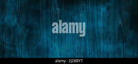 Der Hintergrund ist aus blauem Holz. Hintergrund mit der Textur eines alten Baumes Stockfoto