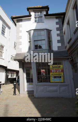 Market Cross House oder The Crooked House, Windsor, Bekshire, Großbritannien Stockfoto