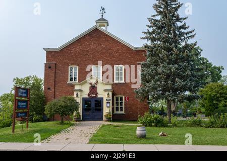 Chambly, CA - 19. Juli 2021: Fourquet Fourchette Restaurant Stockfoto