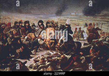 Antoine-Jean Gros (1771-1835), Napoleon auf dem Schlachtfeld von Eylau, 9. Februar 1807, Öl auf Leinwand, Louvre, Paris Stockfoto