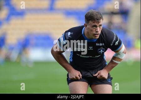 Warrington, England - 27.. März 2022 - Wakefield Trinity's Jai Whitbread. Rugby League Betfred Challenge Cup Warrington Wolves vs Wakefield Trinity im Halliwell Jones Stadium, Warrington, Großbritannien Dean Williams Stockfoto