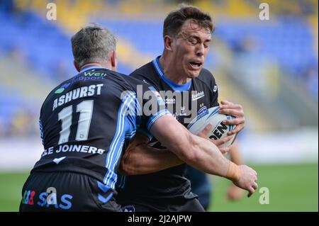 Warrington, England - 27.. März 2022 - Wakefield Trinity's Jai Whitbread. Rugby League Betfred Challenge Cup Warrington Wolves vs Wakefield Trinity im Halliwell Jones Stadium, Warrington, Großbritannien Dean Williams Stockfoto