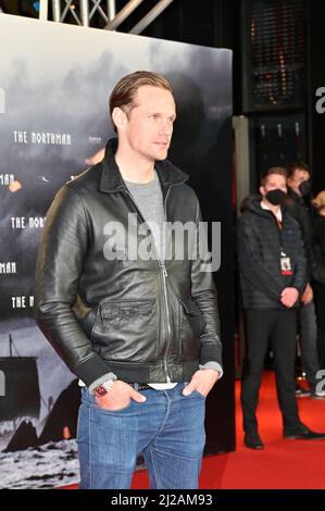 Alexander Skarsgard bei der Premiere des Kinofilms 'The Northman' in der Astor Film Lounge. Hamburg, 30.03.2022 Stockfoto