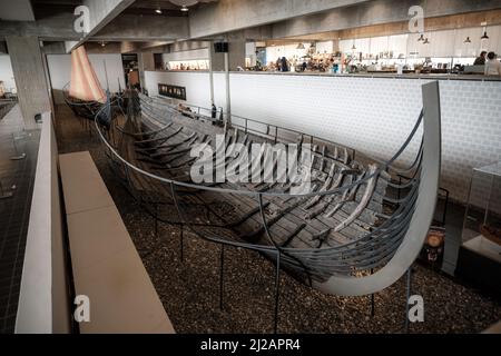 Bilder aus dem Wikingerschiffmuseum in Roskilde, Dänemark. Stockfoto