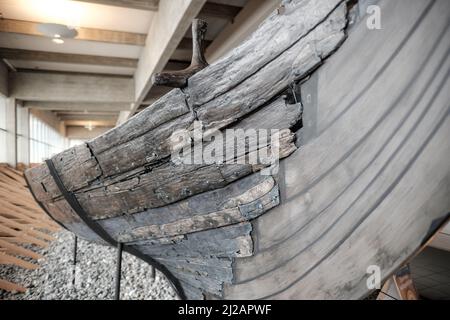 Bilder aus dem Wikingerschiffmuseum in Roskilde, Dänemark. Stockfoto