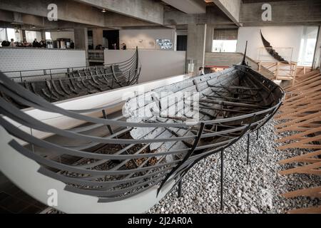 Bilder aus dem Wikingerschiffmuseum in Roskilde, Dänemark. Stockfoto
