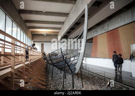 Bilder aus dem Wikingerschiffmuseum in Roskilde, Dänemark. Stockfoto