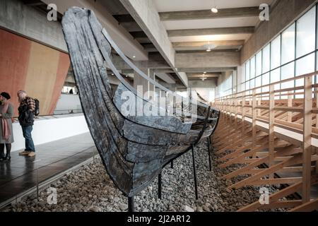 Bilder aus dem Wikingerschiffmuseum in Roskilde, Dänemark. Stockfoto