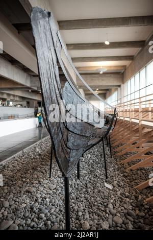 Bilder aus dem Wikingerschiffmuseum in Roskilde, Dänemark. Stockfoto