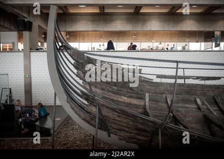 Bilder aus dem Wikingerschiffmuseum in Roskilde, Dänemark. Stockfoto