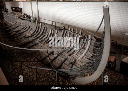 Bilder aus dem Wikingerschiffmuseum in Roskilde, Dänemark. Stockfoto