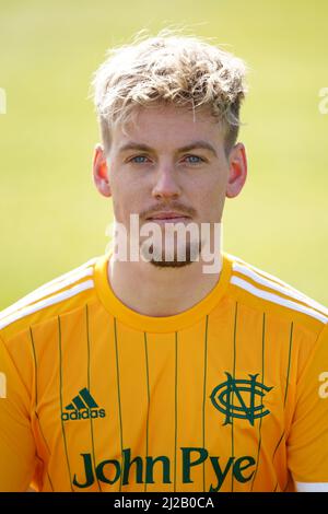 Tom Moores während eines Fotoalles an der Trent Bridge, Nottingham. Bilddatum: Donnerstag, 31. März 2022. Stockfoto