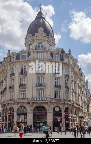 Lille August 2018: Die historische Innenstadt von Lille Stockfoto