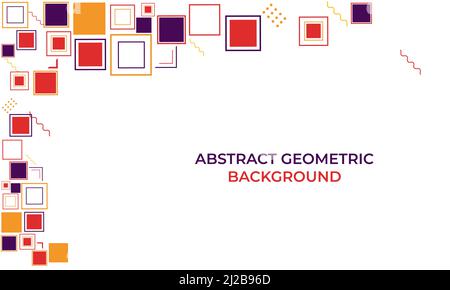 Farbenfrohe abstrakte geometrische Hintergrund design Stockfoto