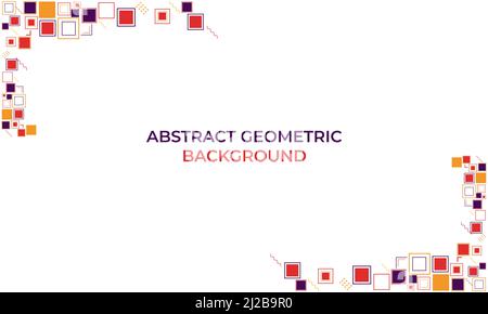 Farbenfrohe abstrakte geometrische Hintergrund design Stockfoto