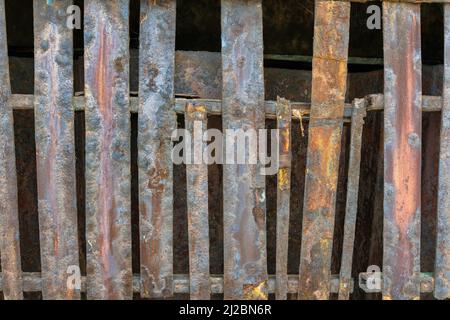 Rostigen Metall Struktur Muster Hintergrund Stockfoto