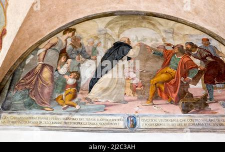 Klosterbilder San Marco Museum Florenz Italien Stockfoto