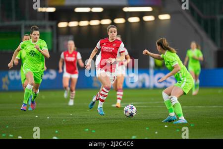 Wolkswagen Arena, Wolfsburg, Deutschland. 31. März 2022. Vivianne Miedema vom Arsenal WFC während des VfL Wolfsburg gegen Arsenal WFC, UEFA Women's Champions League, in der Wolkswagen Arena, Wolfsburg, Deutschland. Kim Price/CSM/Alamy Live News Stockfoto